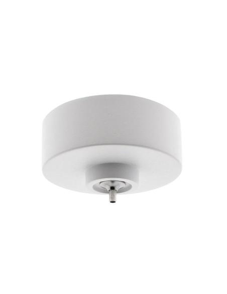 Kit doble suspensión redondo blanco, Ø75mm