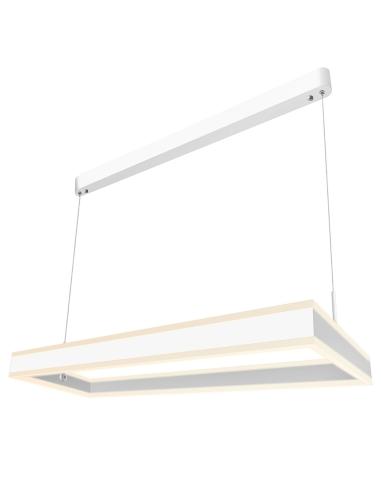 Luminaria colgante CUBE UP 96W, 800X400mm, CCT regulable