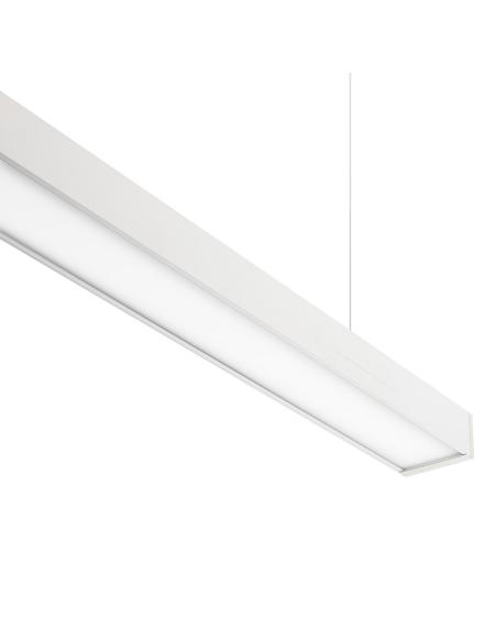 Lámpara colgante MOD SUSPEND, 30W, 150cm, superficie/suspendido, blanco