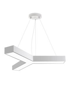 Luminaria colgante o superficie TRILED, Ø900mm, 40W, blanco