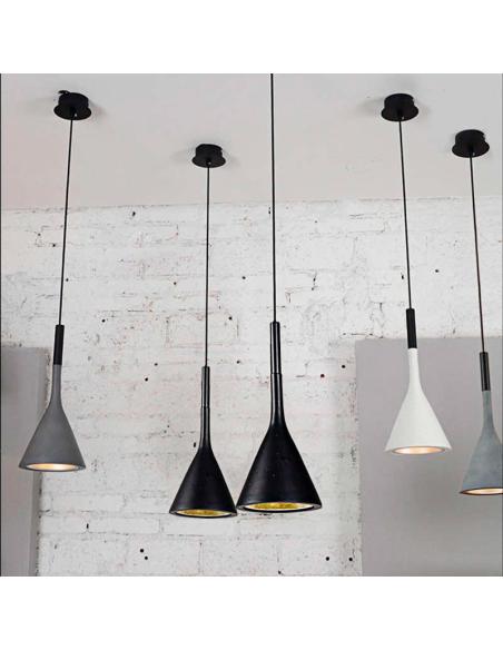 Lámpara colgante NEMO Gris, E14