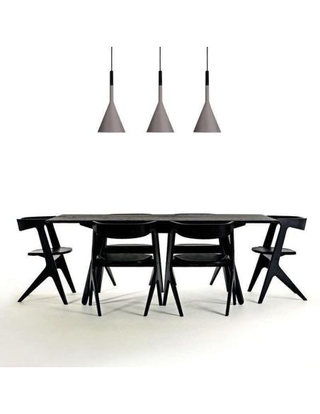 Lámpara colgante NEMO Gris, E14