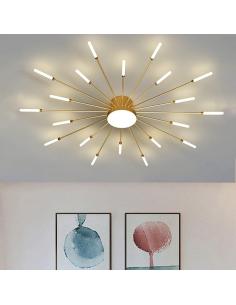 Lámpara Fireworks Led, 20W+4W, Ø105cm, CCT, gold + mando 2