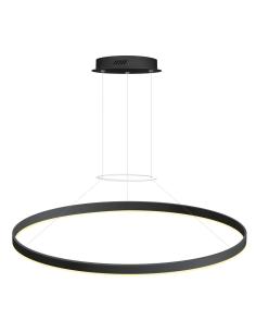 Luminaria colgante RING 56W, Ø900mm, negro 2