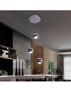 Luminaria colgante GLESNA blanco, 5W 2