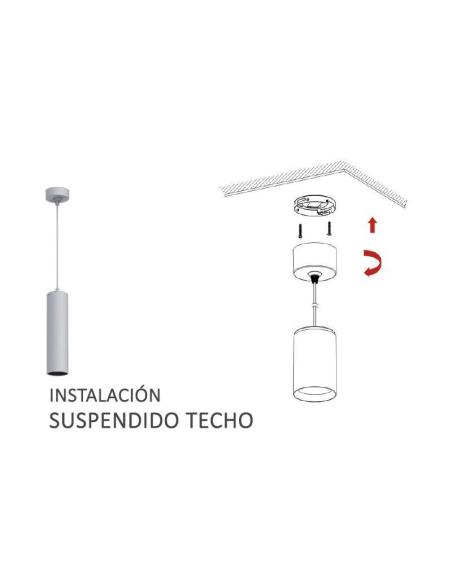PROLUX Suspend 7W regulable, blanco