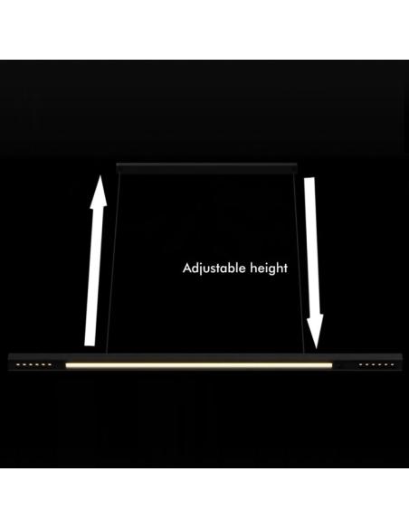 Lámpara colgante VISION, 40W, 150cm, Extremos orientables 350º, Sensor PIR, Regulable