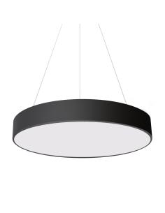 Luminaria colgante o superficie PUCK, Ø600mm, 50W, negro 2