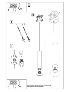 Lámpara colgante de Madera LINO, GU10 2