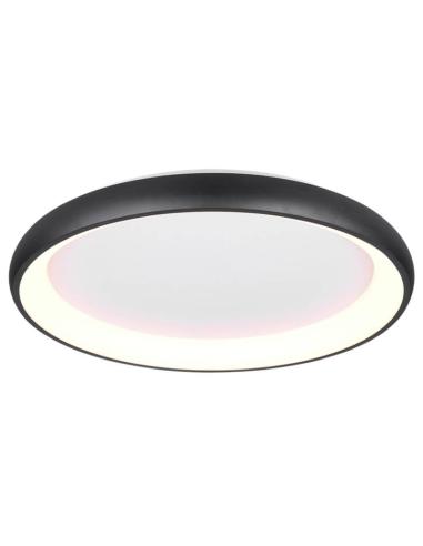 Luminaria superficie CYCLE, 100W, 1010mm, CCT, negro