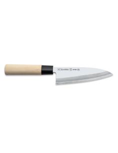 Cuchillo nipon deba de acero inoxidable y mango de madera, 15 cm 8410990019340 29114 3 CLAVELES