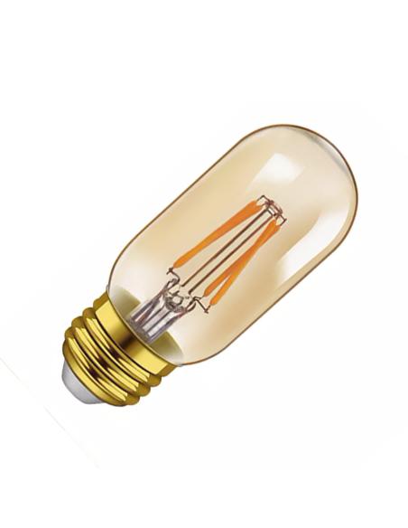 Bombilla Led E27 COB filamento GOLD 4W, Ø45x110mm, Regulable