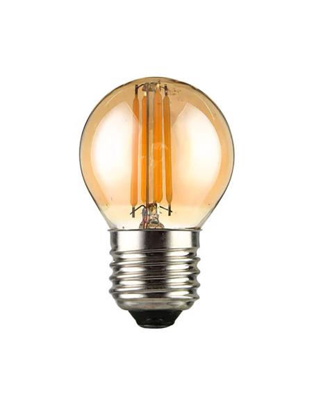 Bombilla Led E27 COB filamento 4W, Small Gold