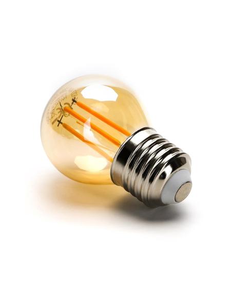 Bombilla Led E27 COB filamento 4W, Small Gold