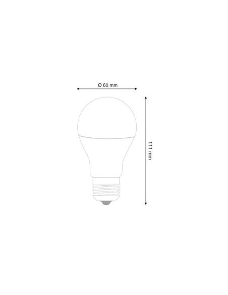 Bombilla LED E27, 240º, 9W, Regulable 100-50-20%