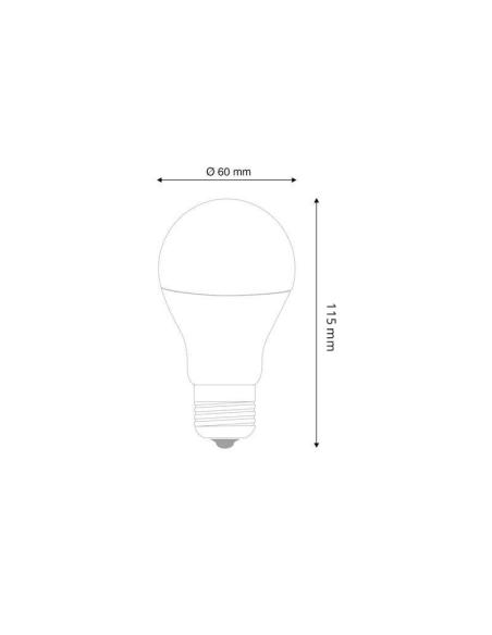 Bombilla LED E27, 12W