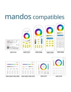 Bombilla mini E27 LED 4W, RGB+CCT (2.4G) 2