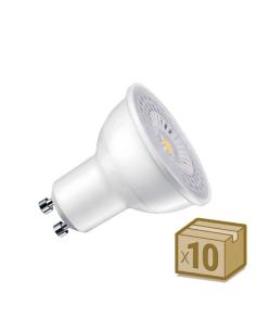 Pack 10 x Bombilla LED GU10 100º, 7W