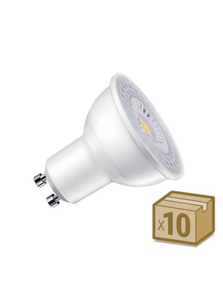 Pack 10 x Bombilla LED GU10 100º, 7W