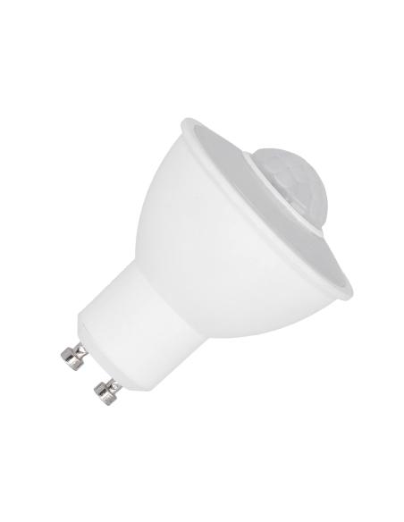 Bombilla LED GU10 con sensor de movimiento PIR, 6W