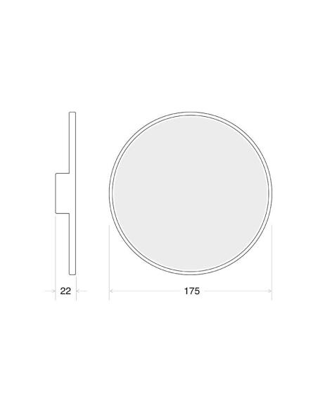 Lámpara LED SLIM PAR56 para piscinas, 12V AC/DC, IP68, 35W