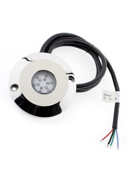 Foco Led sumergible Superficie KENWE LED 60W, RGB, IP68