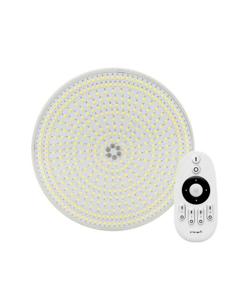 Kit Lámpara LED SLIM PAR56 para piscinas, 12V DC, IP68, 35W + mando