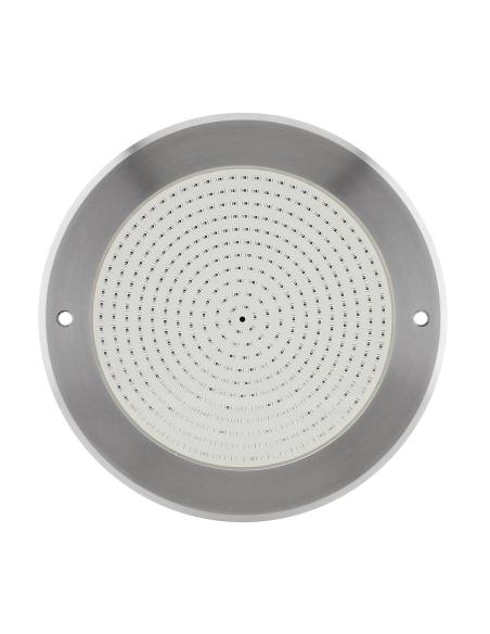 Lámpara LED SLIM 5mm Ø230mm para piscinas, 12V AC/DC, IP68, 35W, RGB, acero inox 316