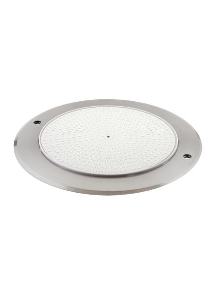 Lámpara LED SLIM 5mm Ø230mm para piscinas, 12V AC/DC, IP68, 35W, RGB, acero inox 316