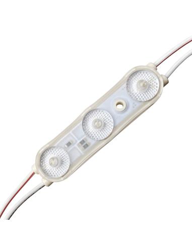 Módulo Led DC12V, ABS 3xSMD2835, 1,5W