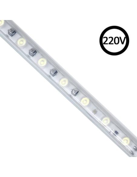 Tira LED 220V WALL WASHER 30º, 16*20mm, 1 metro, IP67, 25cm corte