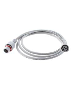 Cable extensión 3 Pinx0,5mm, 150cm, IP66, blanco