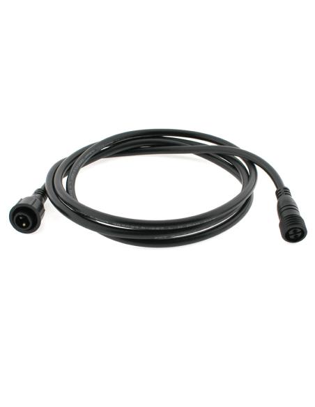 Cable extensión 2 Pinx1mm, 100cm, IP67, negro