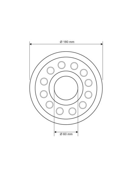 Foco sumergible FOUNTAIN LED, 36W, RGB
