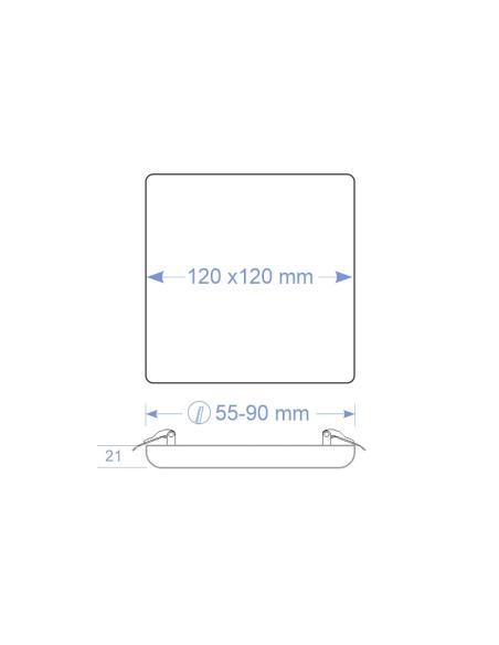 Downlight Led MARAK Frameless 18W Ajustable