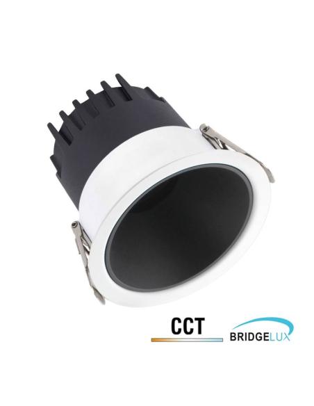 Downlight Led FRESER BRIDGELUX Chip, 10W, UGR 19, 36º, 3CCT, negro
