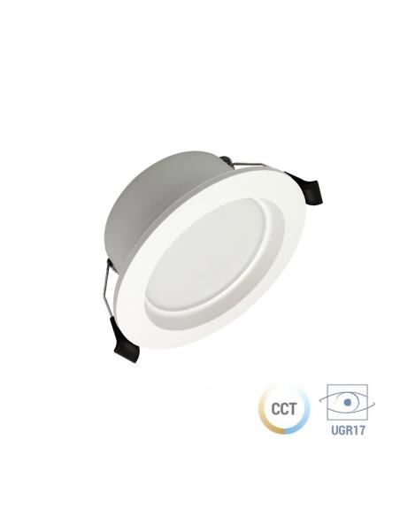 Pack 10 x Downlight KRAMFOR Led 6W, UGR17, 3CCT
