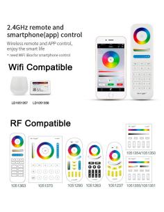 Foco SKATT, 9W, RGB+CCT (2.4GHz) 2