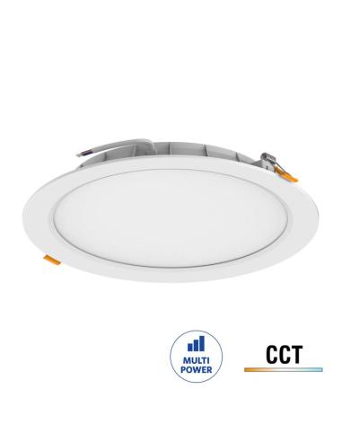 Downlight Led KRAMFOR 18W, CCT y potencia ajustable