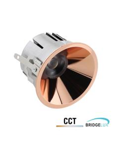 Downlight Led MOOK BRIDGELUX Chip, 12W, UGR 19, 24º, 3CCT, copper