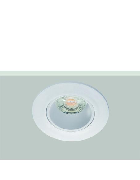Aro Downlight SPARV Circular Basculante para Bombilla LED GU10, UGR17