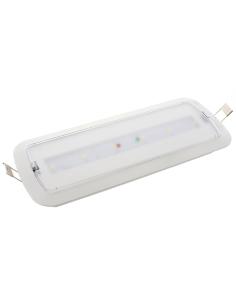 Luz de emergencia LED NICELUX con AUTO-TEST, Permanente / No permanente