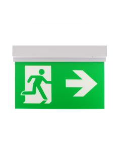 Luz de emergencia LED SIGN Superficie SL1 2