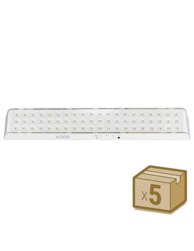 Pack 5 x Luz de emergencia Led EMERLUX F715, No permanente