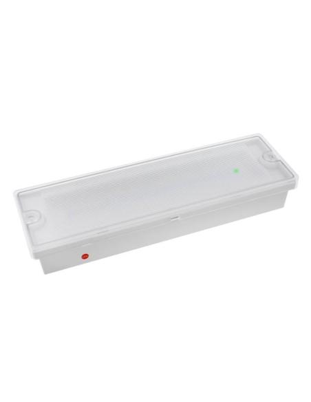Luz de emergencia LED RECLUX, Estanca IP65, Permanente / No permanente