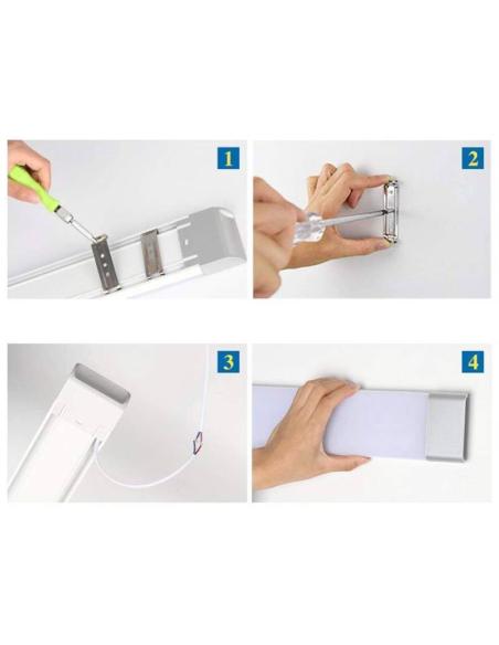 Luminaria Led de superficie SNOKE, 20W, 60cm