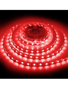 Rollo 5mts TIRA LED 12V 14,4W 60 LEDS/M SMD5050 IP20 Roja