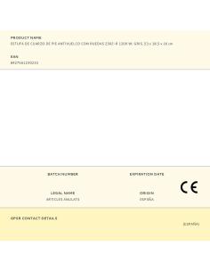 Estufa de cuarzo con ruedas 2302-r, 1200 w gris, 53 x 16 x 18,5 cm 8427561230233 07115 FM CALEFACCIÓN 2