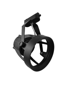 PROYECTOR DE CARRIL BIFÁSICO GAP E27 NEGRO
