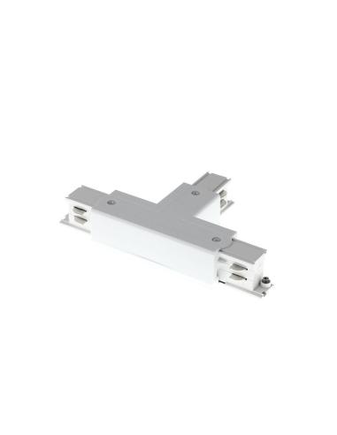 CONECTOR TRIFÁSICO T BLANCO DERECHA